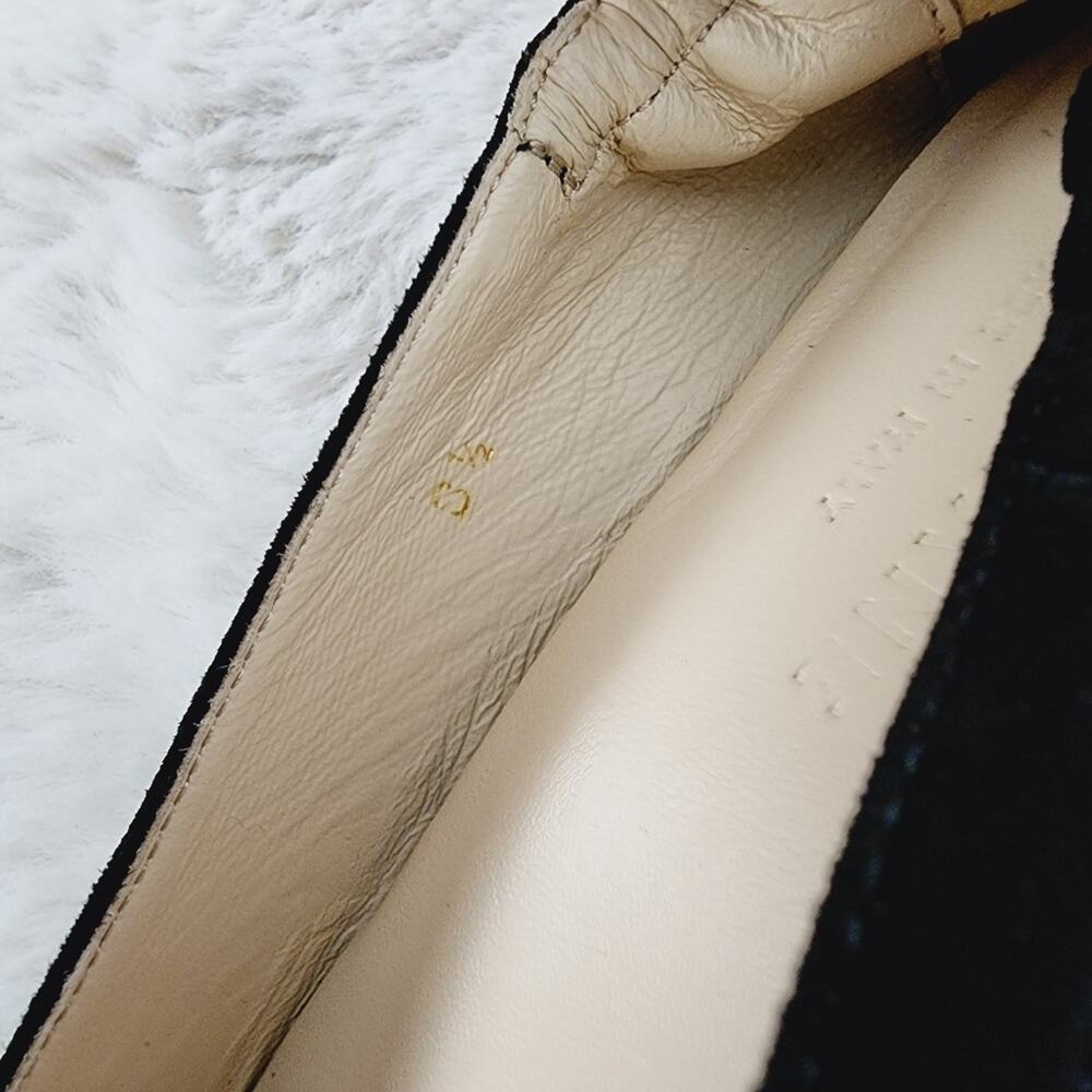 Everlane The Day Block Heel 8.5 Black Suede Leather Round Toe Pump Comfort New - Picture 10 of 12